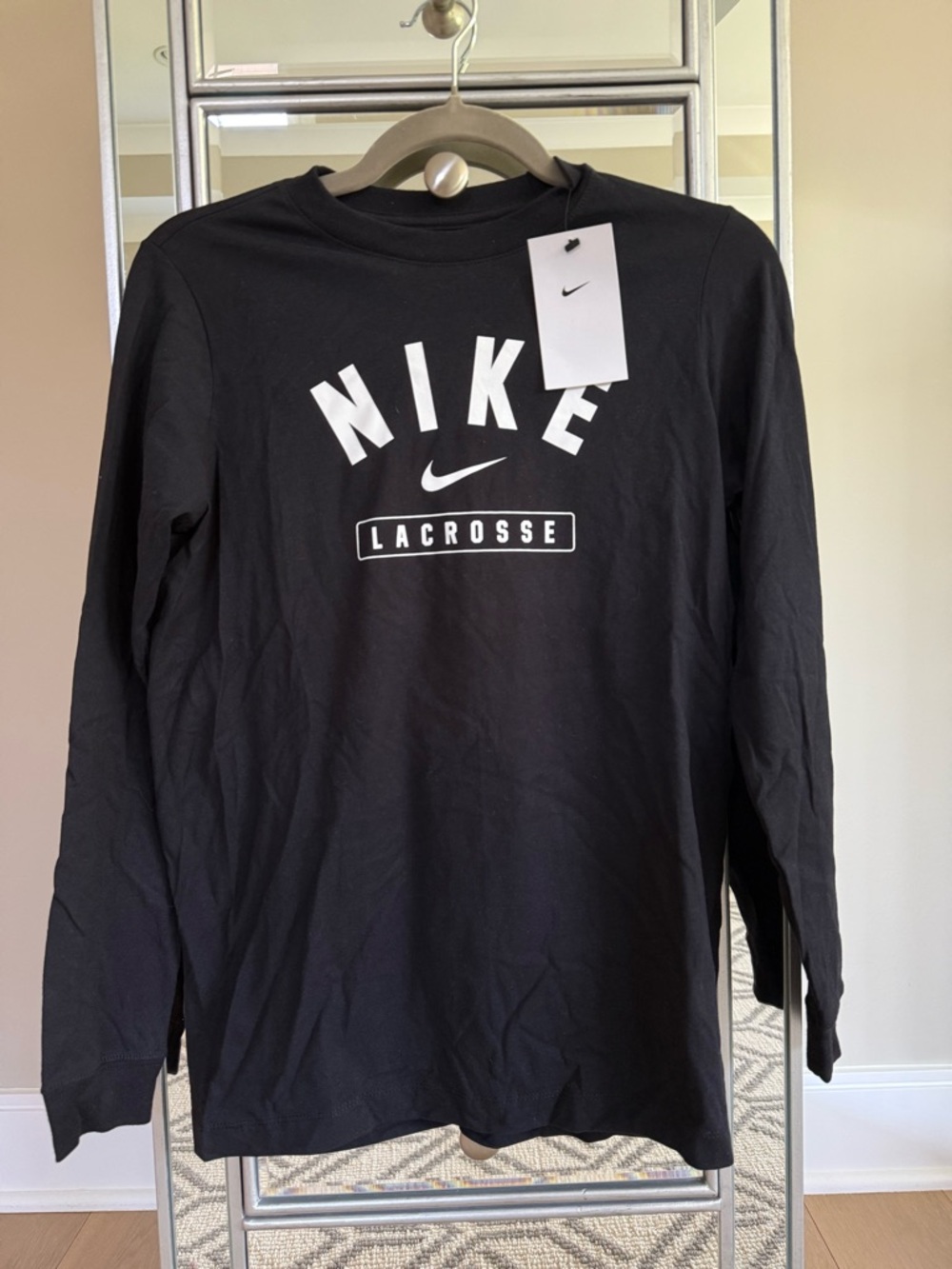 Nike Black Lacrosse Long Sleeve Tee